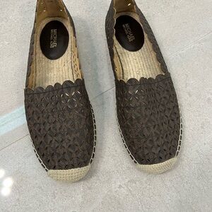 Michael Kors Dark Brown Espadrille Shoes